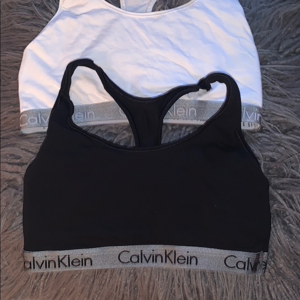 Calvin Klein lounge bras.